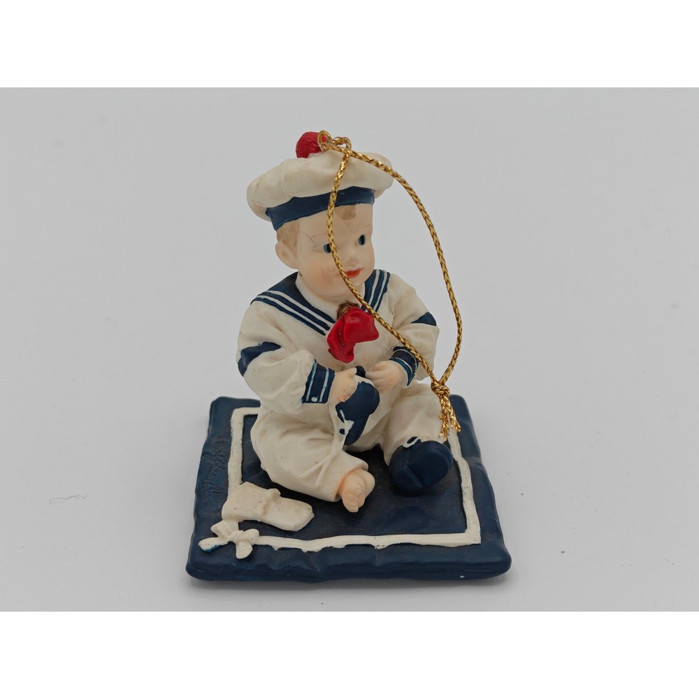 Christmas Ornament ASHTON DRAKE Sailor Boy Vintage 1993-Yolanda Bello
